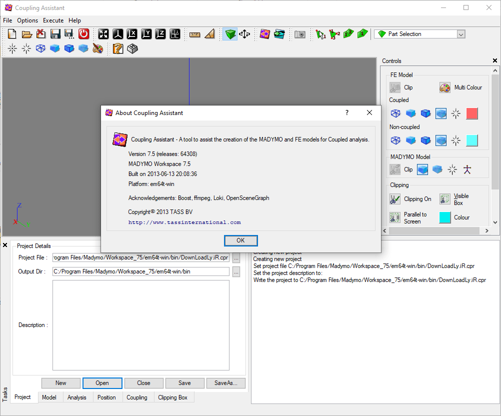 Pictures · TASS MADYMO 7.5 Build 64308 x64