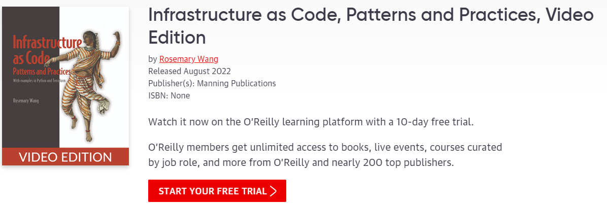 Pictures · Oreilly — Infrastructure as Code, Patterns and Practices, Video Edition 2022-5