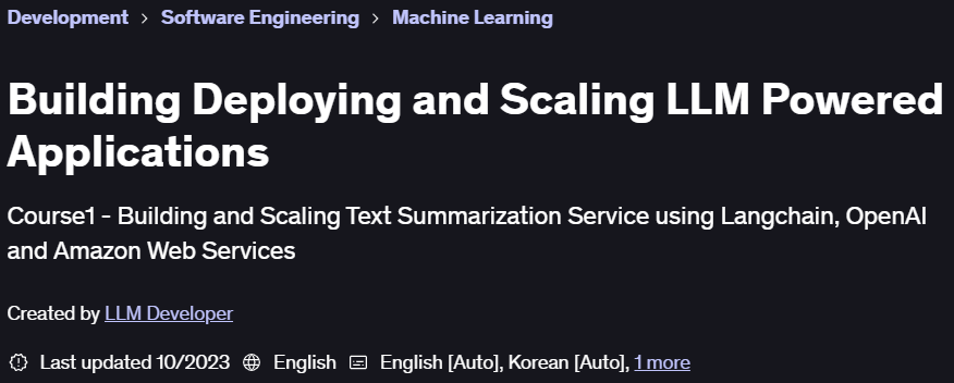 Pictures · Building Deploying and Scaling LLM Powered Applications 2023-10