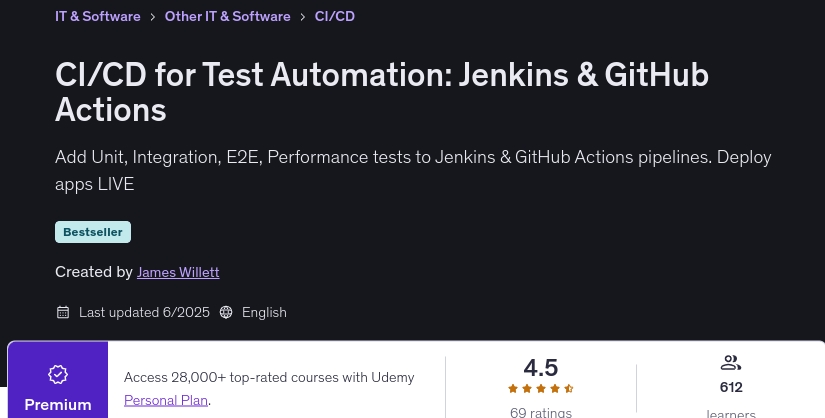 Bilder · CI/CD für Testautomatisierung: Jenkins & GitHub Aktionen 2025-6