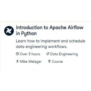 Introduction to Apache Airflow in Python 2024-10
