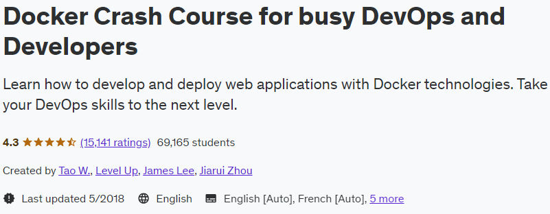 Pictures · Udemy — Docker Crash Course for busy DevOps and Developers 2018-4