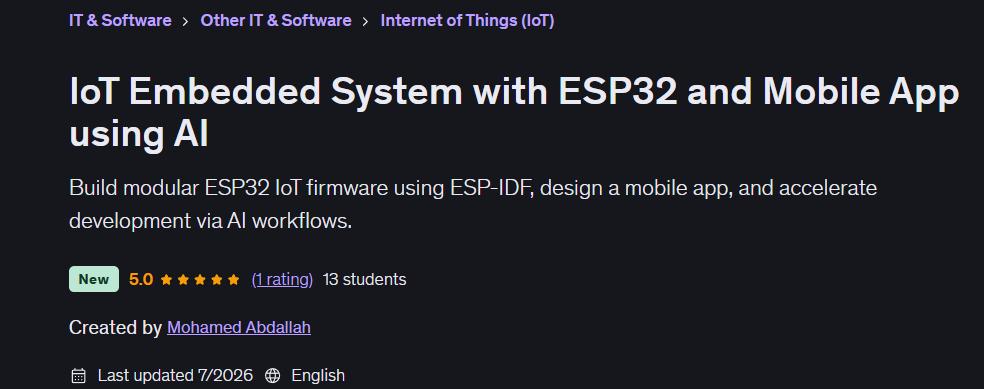 Pictures · IoT Embedded System with ESP32 and Mobile App using AI 2026-7