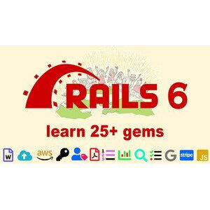 Udemy — Ruby on Rails 6: Learn 25+ gems and build a Startup MVP 2020 2020-10