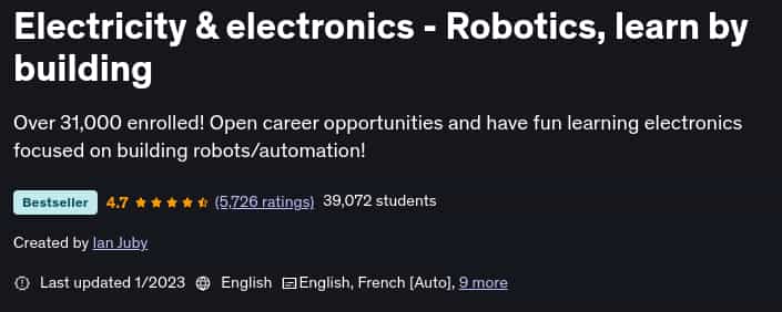Pictures · Udemy — Electricity & electronics – Robotics, learn by building 2023-1