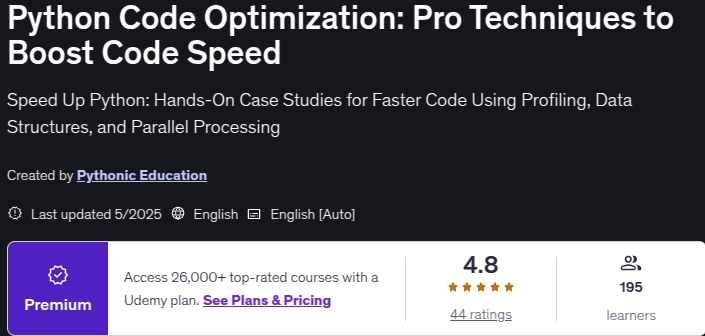 Pictures · Python Code Optimization: Pro Techniques to Boost Code Speed 2025-5