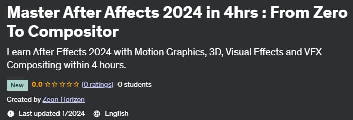 Pictures · Master After Affects 2024 in 4hrs : From Zero To Compositor 2024-1