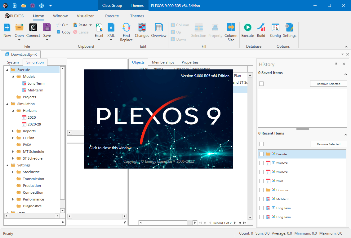 Pictures · PLEXOS 9.0 x64