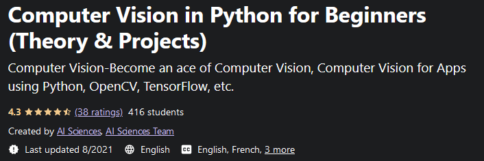 Pictures · Udemy — Computer Vision in Python for Beginners (Theory & Projects) 2021-2