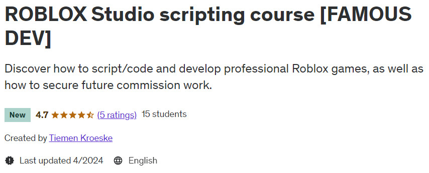 Pictures · ROBLOX Studio scripting course [FAMOUS DEV] 2024-3