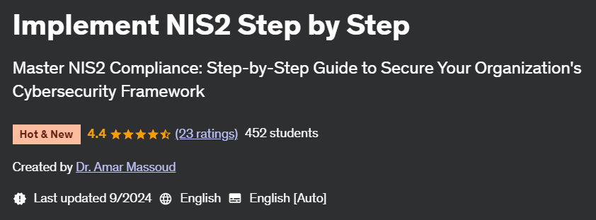 Pictures · Udemy — Implement NIS2 Step by Step 2024-9