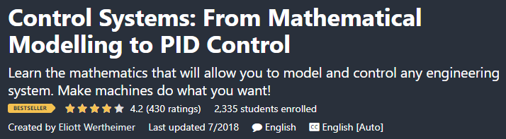 Pictures · Control Systems: From Mathematical Modelling to PID Control 2018-7