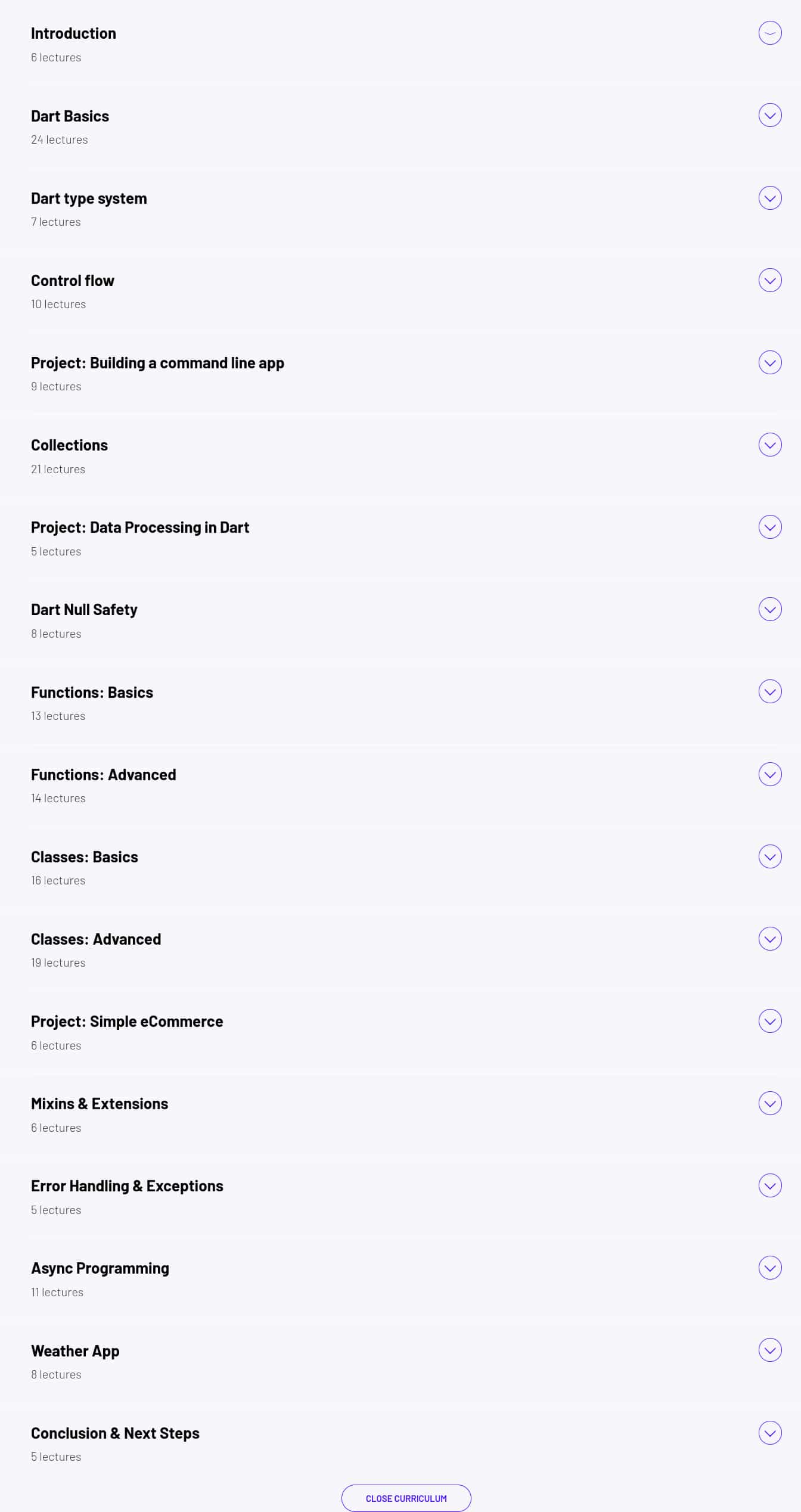 Course topics · ZeroToMastery – Dart: The Complete Developer’s Guide 2025-4