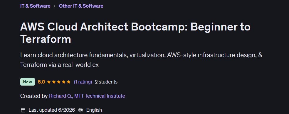 تصاویر · AWS Cloud Architect Bootcamp: شروع کرنے کے لئے Terraform 2026-6