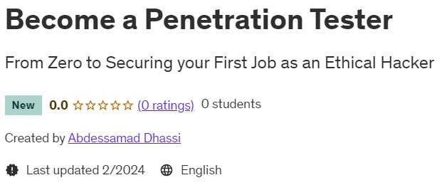 Pictures · Udemy — Become a Penetration Tester 2024-2