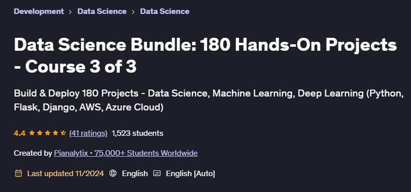 Pictures · Udemy — Data Science Bundle: 180 Hands-On Projects – Course 3 of 3 2024-11