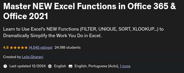 Pictures · Udemy — Master NEW Excel Functions in Office 365 & Office 2021 2024-12