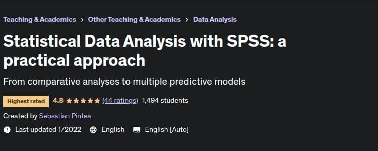 Pictures · Statistical Data Analysis with SPSS: a practical approach 2022-1