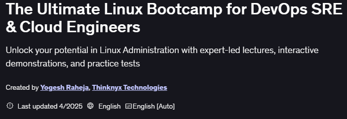 الصور · الحد الأقصى Linux بوتكامب DevOps SRE & مهندس السحابة 2025-2