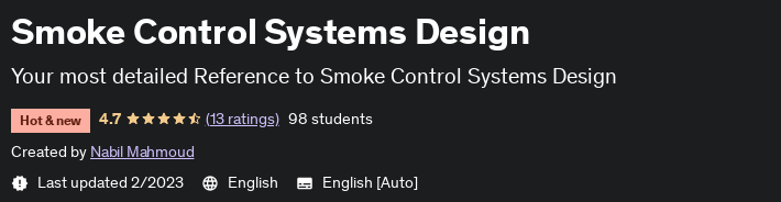 Pictures · Udemy — Smoke Control Systems Design 2023-1
