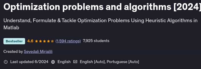 Pictures · Udemy — Optimization problems and algorithms [2024] 2024-6