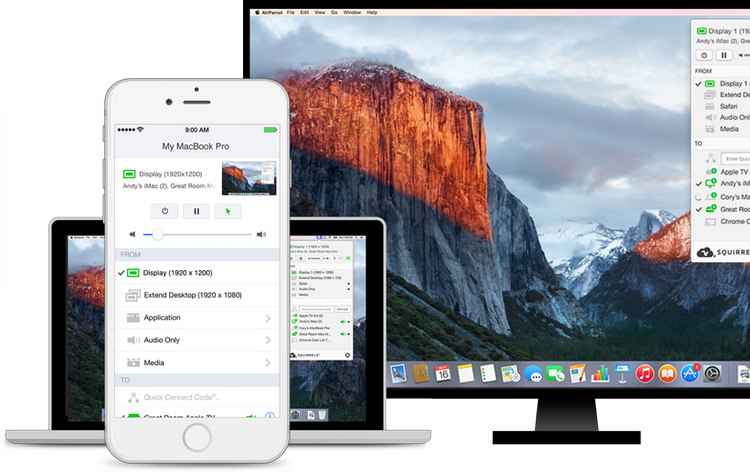 Pictures · AirParrot 3.1.8.168 Win / 2.6.2 macOS