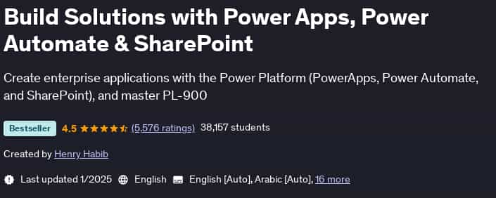 Pictures · Udemy — Build Solutions with Power Apps, Power Automate & SharePoint 2025-1