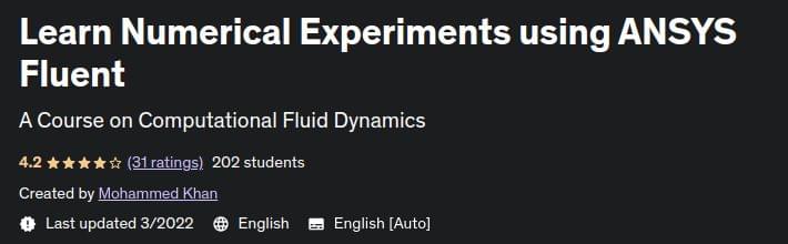 Pictures · Udemy — Learn Numerical Experiments using ANSYS Fluent 2022-3