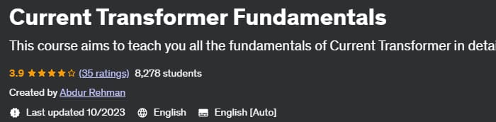 Pictures · Udemy — Current Transformer Fundamentals 2022-5