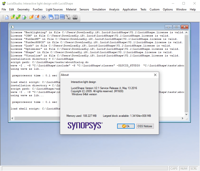Pictures · Synopsys LucidShape 2.1 x86-x64