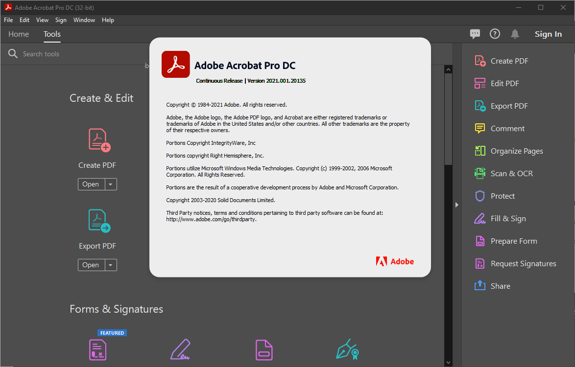 Imágenes · Título: Adobe Acrobat Pro DC 2026.002.21996 Ganar /macOS