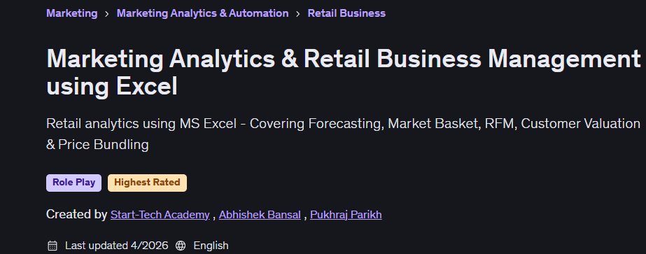 Imágenes · Análisis de Marketing y Gestión de Negocios de Retail con Excel 2026-4