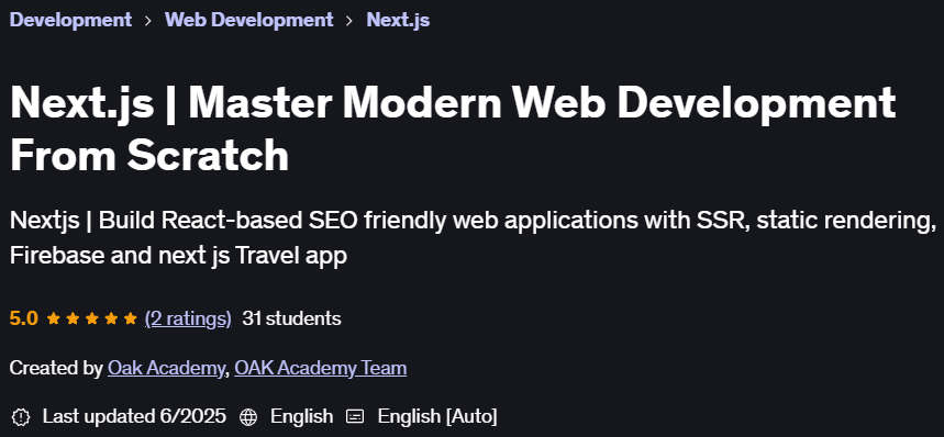 Pictures · Next.js | Master Modern Web Development From Scratch 2025-6