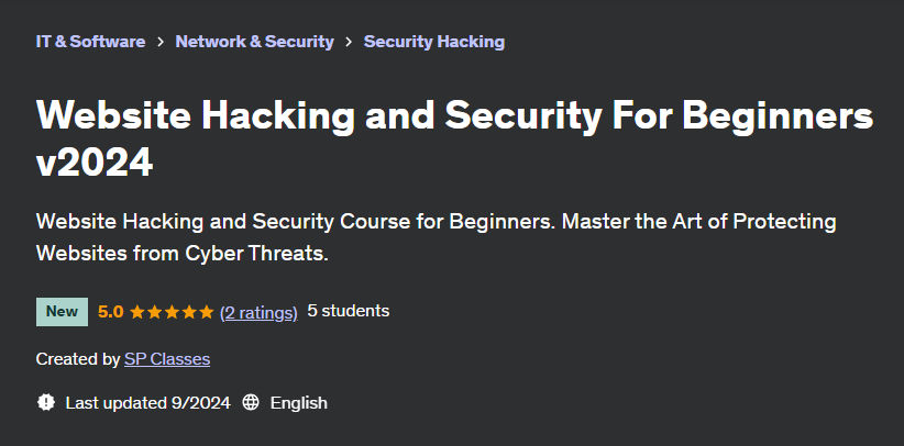 Pictures · Website Hacking and Security For Beginners v2024 2024-9