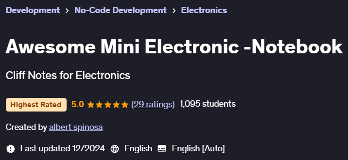 Pictures · Udemy — Awesome Mini Electronic -Notebook 2024-12