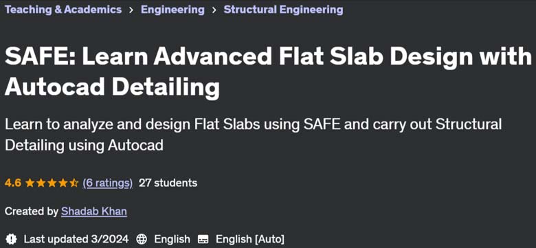 Pictures · SAFE: Learn Advanced Flat Slab Design with Autocad Detailing 2024-3