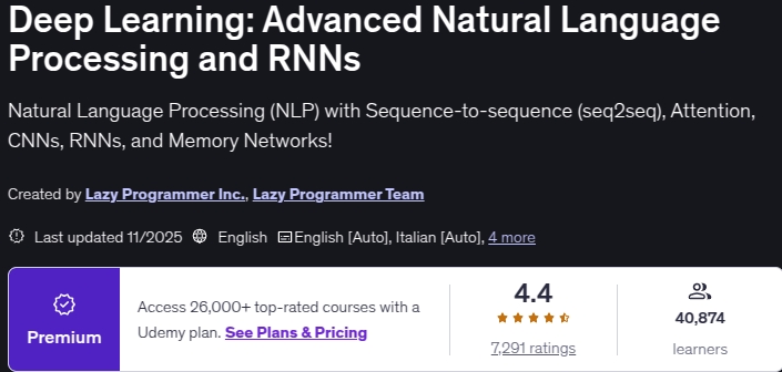 Pictures · Deep Learning: Advanced Natural Language Processing and RNNs 2025-11
