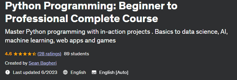 Pictures · Python Programming: Beginner to Professional Complete Course 2023-6