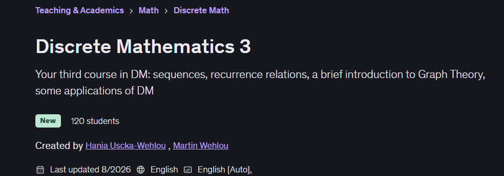 Images · Mathématiques discrètes 3 2026-8