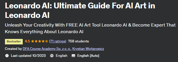Pictures · Udemy — Leonardo AI: Ultimate Guide For AI Art in Leonardo AI 2023-8