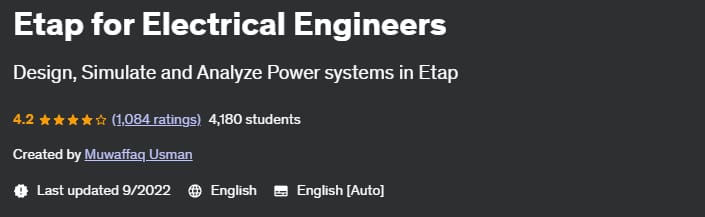 Pictures · Udemy — Etap for Electrical Engineers 2020-2