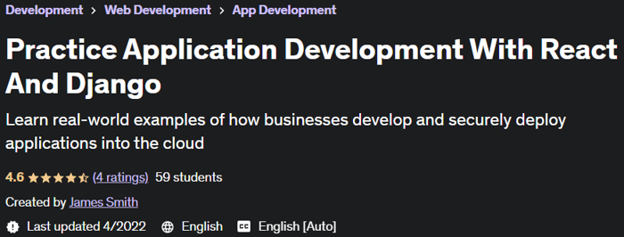 Pictures · Udemy — Practice Application Development With React And Django 2022-4