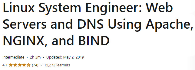 Pictures · LinkedIn — Linux System Engineer: Web Servers and DNS Using Apache, NGINX, and BIND 2023-7