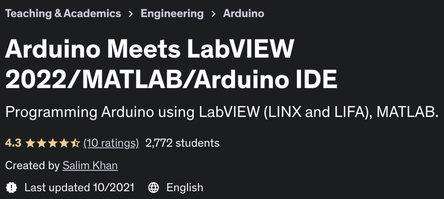 Pictures · Udemy — Arduino Meets LabVIEW 2022/MATLAB/Arduino IDE 2021-10