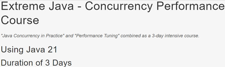 Pictures · JavaSpecialists – Extreme Java – Concurrency Performance Course 2022-5