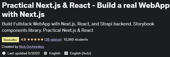 Pictures · Practical Next.js & React – Build a real WebApp with Next.js 2022-5