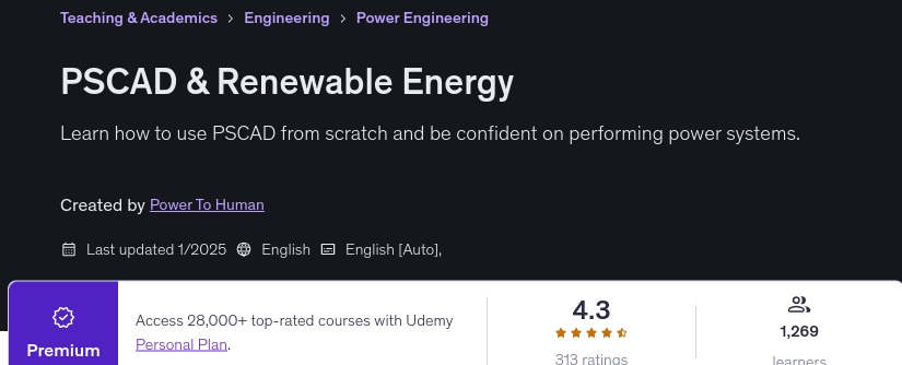 Pictures · Udemy — PSCAD & Renewable Energy 2025-1
