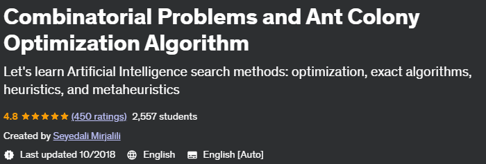 Pictures · Udemy — Combinatorial Problems and Ant Colony Optimization Algorithm 2018-11