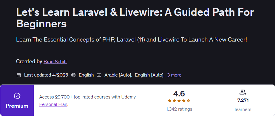 이미지 · 배우자 Laravel & Livewire : 초보자를위한 가이드 경로 2025-4