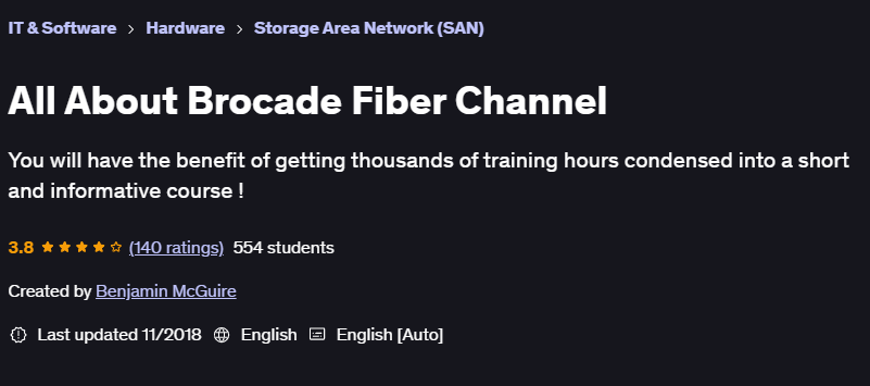 Pictures · Udemy — All About Brocade Fiber Channel 2018-11